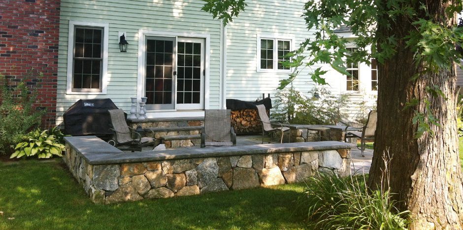 Patio and House